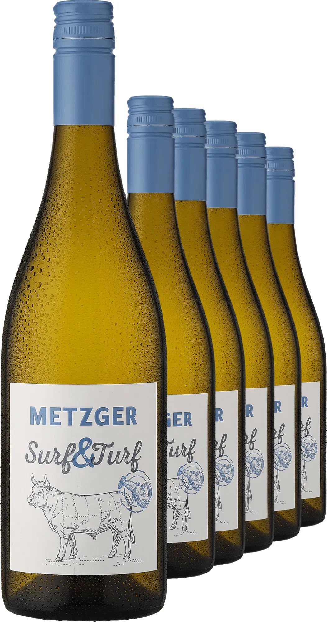 2025 Metzger »Surf’n’Turf« Weiß im 6er-Vorratspaket