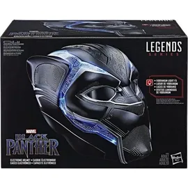 Marvel Hasbro Legends Series Black Panther elektronischer Premium Helm mit Lichtern und klappbaren Linsen, Rollenspielartikel, F3453, Multi