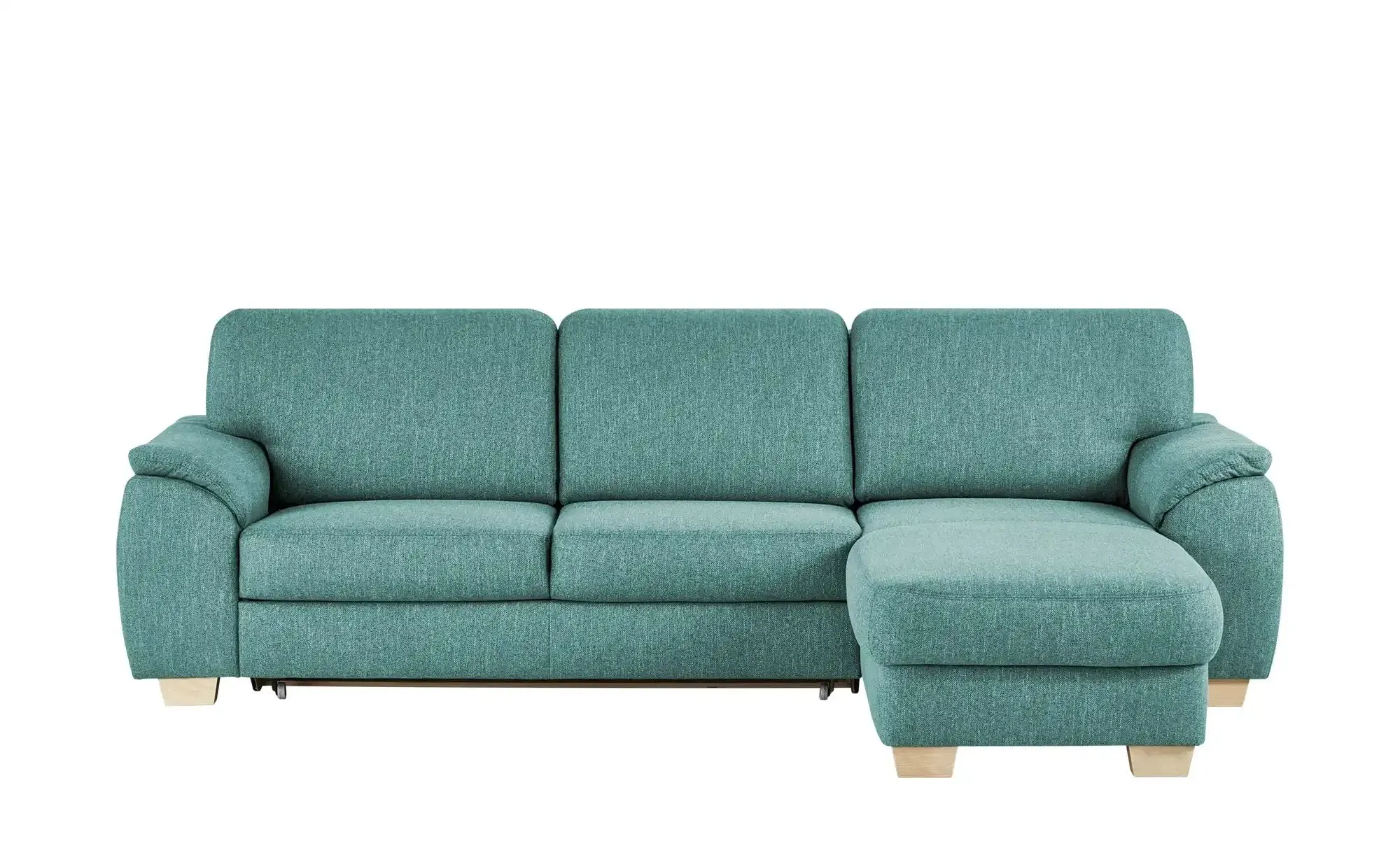 smart Ecksofa  Valencia , türkis/petrol , Maße (cm): B: 281 H: 90 T: 173.0