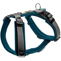 Hunter Maldon Hundegeschirr petrol/grau XS