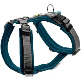 Hunter Maldon Hundegeschirr petrol/grau XS