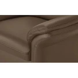 meinSofa Fernsehsessel Manon Leder 98 x 94 x 92 cm Braun
