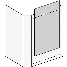 Eichner Präsentationsringbuch 2-Ringe rot-transparent