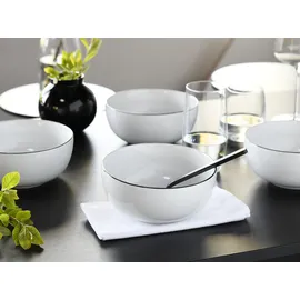 CreaTable Allround Black Line Buddha Bowl 4-tlg. Weiß
