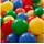 KiddyMoon Plastikbälle 6 Cm Gelb/Grün/Blau/Rot/Orange 500/6 Cm Spielballset