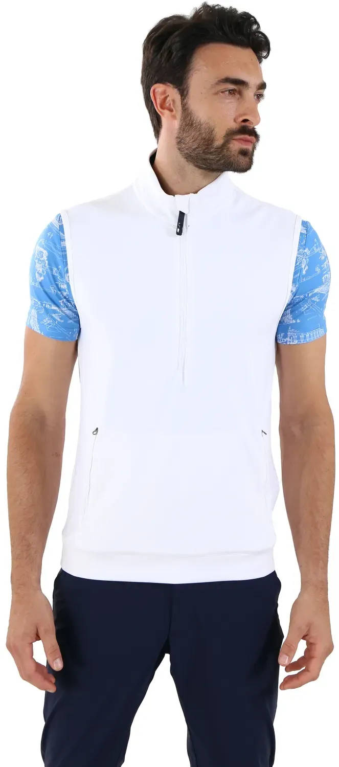 Chervo Weste Pivello 1/4-Zip, weiß
