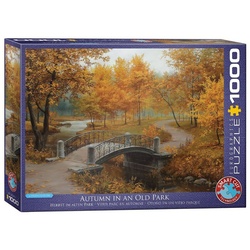 EUROGRAPHICS Puzzle Puzzle Herbst im alten Park 1000 Puzzleteile, 1000 Puzzleteile bunt