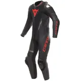Dainese Demon Sprint 1tlg. Lederkombi, schwarz-rot, Gr. 50