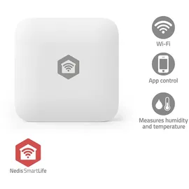 Nedis SmartLife Climate Sensor Zigbee 3.0 Battery Android IOS White