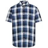 CAMEL ACTIVE Kurzarmhemd kariert Blau M