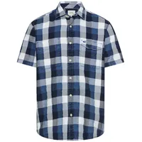 CAMEL ACTIVE Kurzarmhemd kariert Blau M