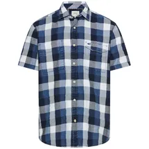 CAMEL ACTIVE Kurzarmhemd kariert Blau M