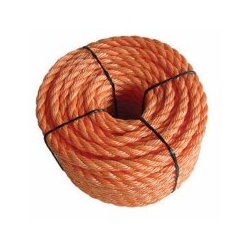 Polypropylen seil 6mm x 20 m Orange