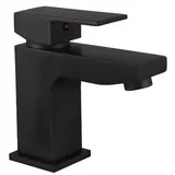 Home Deluxe AQUATIC Waschtischarmatur Schwarz