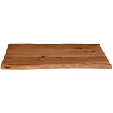 möbelliebling Tischplatte Baumkante Akazie Nuss 80 x 40 cm