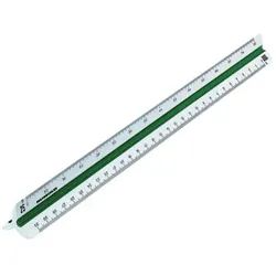 Dreikantmaßstab 30cm DIN 9 150 Maschinenbau 9