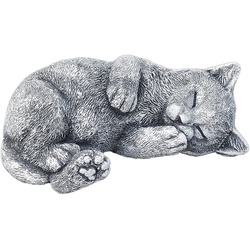 Stone and Style Gartenfigur Steinfigur Katze Minka