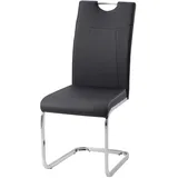 Hti-Living Esszimmerstuhl Kelly C Kunstleder schwarz