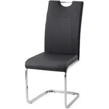 Hti-Living Esszimmerstuhl Kelly C Kunstleder schwarz