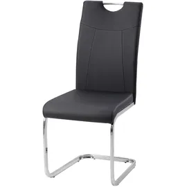 Hti-Living Esszimmerstuhl Kelly C Kunstleder schwarz
