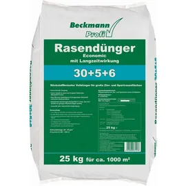 BECKMANN Rasendünger NPK 30+5+6 Langzeitwirkung 25 kg