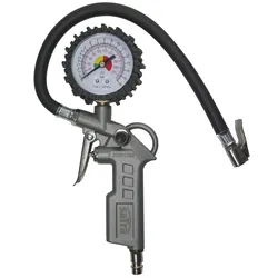 SATRA S-TG3 Reifenfüller bis 16 bar mit Schlauch und Gummikappe zum Schutz