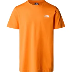 The North Face Mens Short Sleeve Simple Dome Tee digital orange (6HI) M