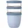 Mepal Ellipse Müslibecher 3-teilig Nordic blue 500 ml / 200 ml / 200 ml