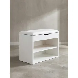 KADIMA DESIGN Cigno 60 x 40 x 30 cm weiß / weiß