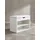 KADIMA DESIGN Cigno 60 x 40 x 30 cm weiß / weiß