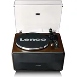 Lenco LS-470WA Plattenspieler mit Riemenantrieb Schwarz