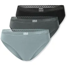SCHIESSER Damen 3PACK Rio Slip mit Spitze - Modern Multipacks