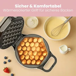 Clatronic WA 3772 Waffelautomat silber