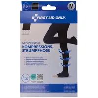 FIRST AID ONLY® Kompressionsstrumpfhose, offene Spitze schwarz Größe SM