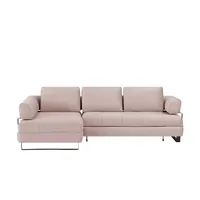 Switch Ecksofa in Lederoptik Havana ¦ rosa/pink ¦ Maße (cm): B: 272 H: T: 173