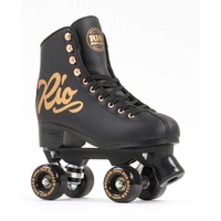 Rio Roller Quad Skates für Kinder, Jugendliche, Unisex, Rosa (Rose Black), Größe 38