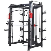 Gorilla Sports Smith Machine rot/schwarz/silberfarben