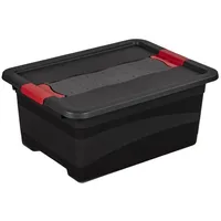 KEEEPER Transportbehälter Eckhart 39,5 x 29,5 x 17,5 cm 12-tlg. grau