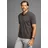 MAN'S WORLD Poloshirt MAN'S WORLD, Herren, Gr. 40/42 (XS), grau (anthrazit), Piqué, Obermaterial: 100% Baumwolle, unifarben, Basic, regular fit, Rundhals, Flachstrickbündchen, Shirts, Kurzarm, lockere Passform, unifarben, Topseller