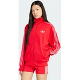 adidas Originals Firebird Loose Track Top Damen, Hoodies - better scarlet, lucid pink, - XS