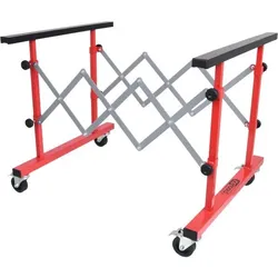 KS TOOLS Universal Teleskop-Mehrzweckwagen, 257-1380mm Transportwagen, Lastaufnahmemittel Rot  500.8100