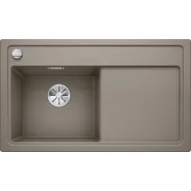 Blanco Zenar 45 S links Einbau von Oben silgranit tartufo Handbetätigung 860 x 510 mm