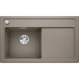 Blanco Zenar 45 S links Einbau von Oben silgranit tartufo Handbetätigung 860 x 510 mm