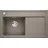 links Einbau von Oben silgranit tartufo Handbetätigung 860 x 510 mm