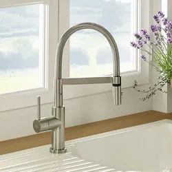 Villeroy & Boch Steel Expert Compact Window Küchenarmatur, aus Edelstahl, Küchenarmaturen, edelstahl