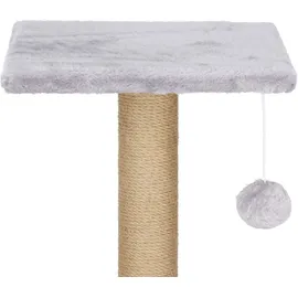 SPRINGOS Katzenkratzbaum 62 cm grau