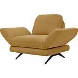 Places of Style Sessel »Saletto«, incl. Armlehnenfunktion, wahlweise auch mit Rückenverstellung gelb