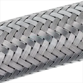 Tucai Edelstahl Panzerschlauch 1/2' Zoll Bogen 70cm 700mm Flexschlauch