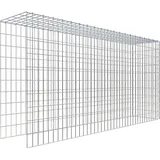 Gabiona C-Ring-Gabione-Anbaukorb Typ 4 100 x 200 x 40 cm Maschenw 5 x 10 cm