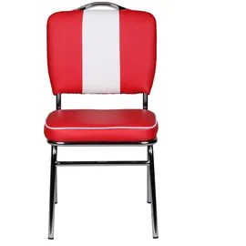 KADIMA DESIGN Retro Esszimmerstuhl, 50er-Jahre Diner Style, bequeme Polsterung, verschiedene Farben